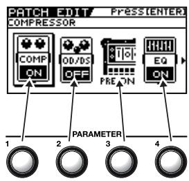 BOSS GT-10 - Activer/couper un effet - 4