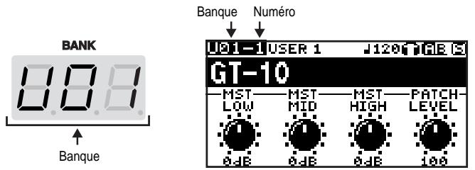 BOSS GT-10 - Sélectionner un patch avec les pédales - 1