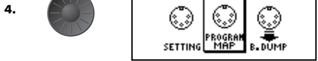 BOSS GT-10 - Régler 'program change map - 2
