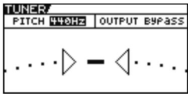 BOSS GT-10B - Modifier les réglages de l'accordeur (Tuner Pitch) - 4