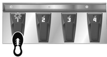 BOSS GT-10B - Choisir un Patch dans la banque actuelle - 1