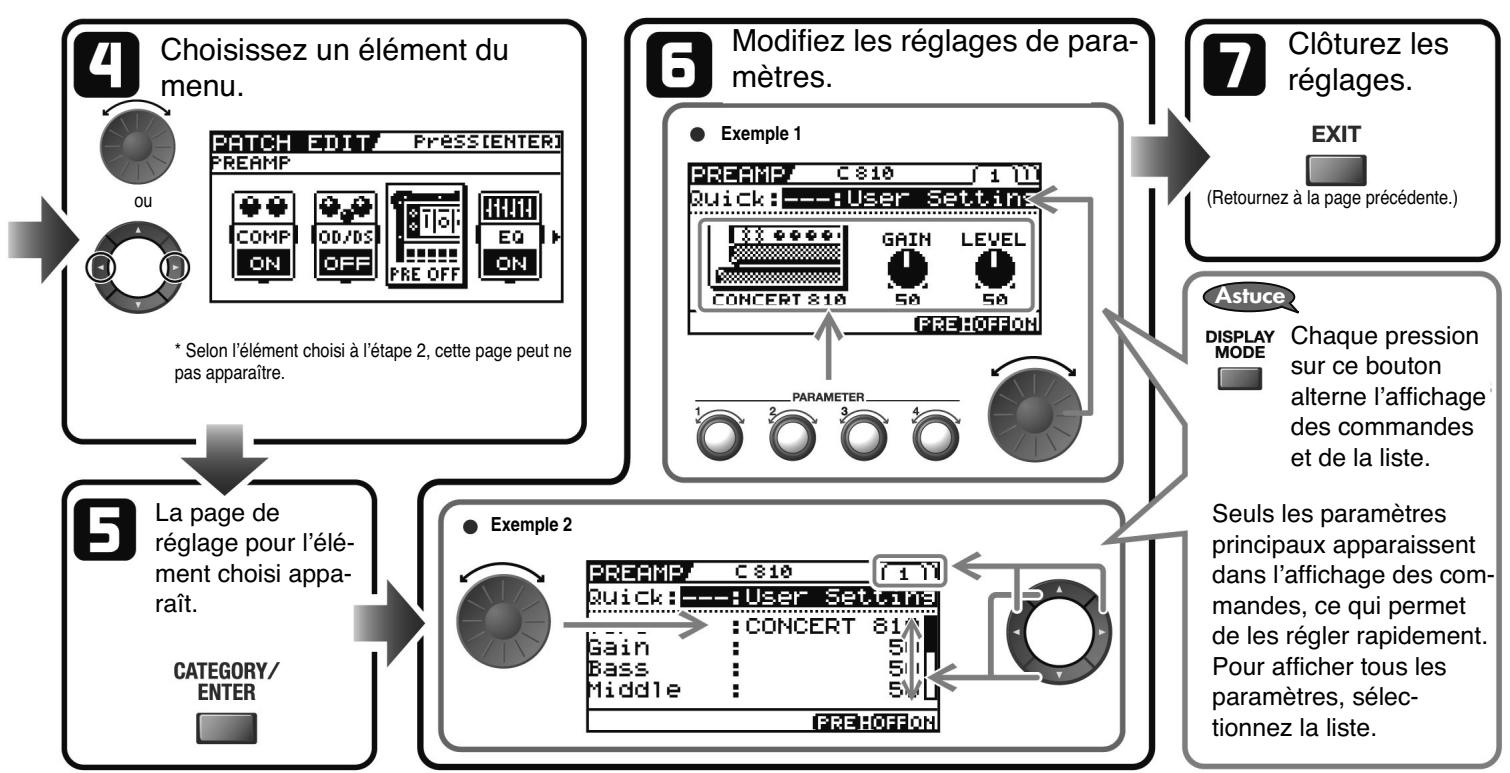BOSS GT-10B - Créer des sons sur base de Patchs existants - 3