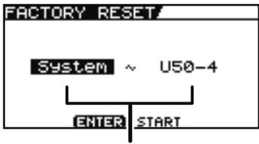 BOSS GT-10B - Rétablir les réglages d'usine (Factory Reset) - 9