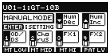 BOSS GT-10B - Affichage 6 - 1