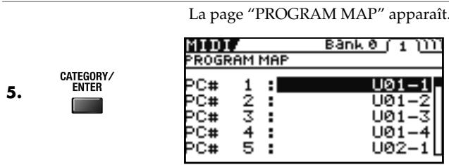 BOSS GT-10B - Constitution de la carte des numérios de programme - 3