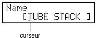 BOSS GT-3 - Modifier le nom d'un patch - 2