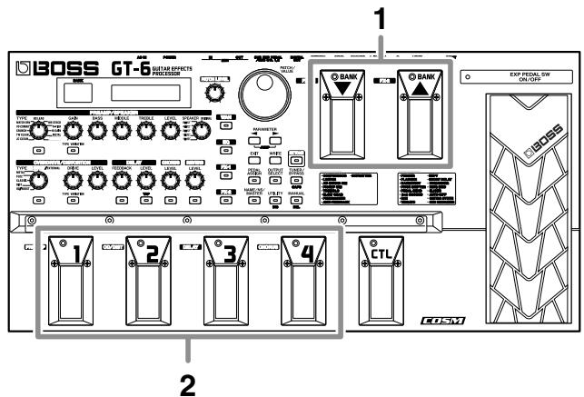 BOSS GT-6 - Selection des patches sur le gt-6 - 3