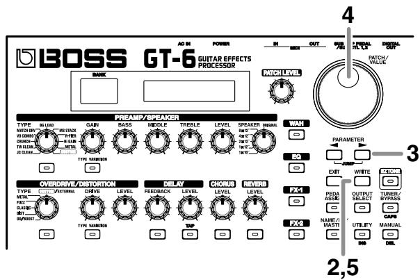 BOSS GT-6 - Échange de patches - 1