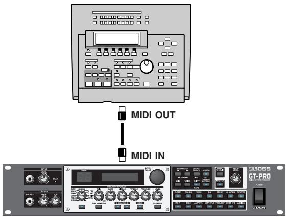 BOSS GT-PRO - Changement de numéro de patch - 1