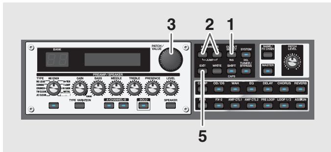 BOSS GT-PRO - Réglages direct monitor - 1