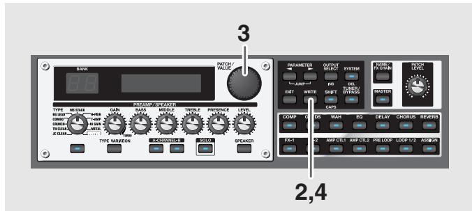 BOSS GT-PRO - Copier un patch (copy) - 1