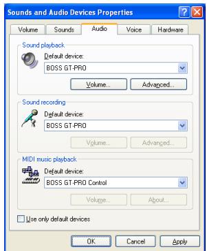 BOSS GT-PRO - Utilisateurs windows XP - 1