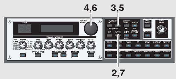 BOSS GT-PRO - Initialisation d'un patch proche du son recherché - 1