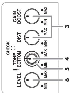 BOSS MD-2 - Potentiomètre BOTTOM - 3