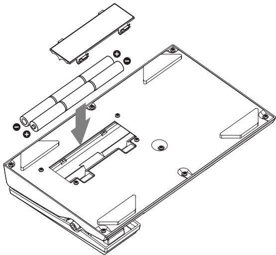 BOSS ME-20B - Installer des piles - 1