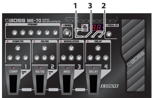 BOSS ME-70 - Salvando o tom Criado como um EZ Tone - 1