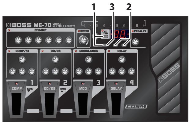 BOSS ME-70 - Salvataggio del tono creato come EZ Tone - 1