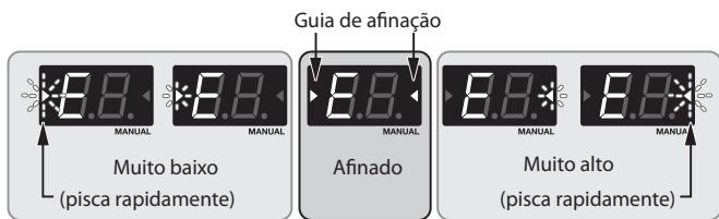 BOSS ME-70 - Afine de forma que anota desejada sera exhibida e eles os individores do guia de afinação acendam. - 1