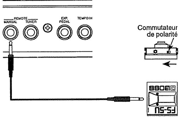 BOSS ME-8B - < Sélection du mode manuel par pédaule commutateur > - 1