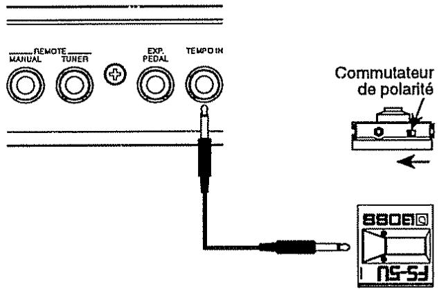 BOSS ME-8B - Si vous utilisez une pédale commutateur - 1