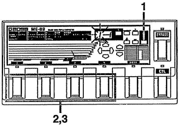 BOSS ME-8B - Pour changer le groupe - 1