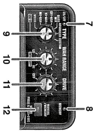 BOSS PW-10 - Commutateur du talon - 2