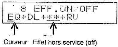 BOSS SE-50 - Modification d'un programme d'effet - 2