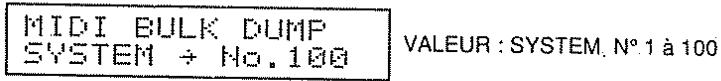 BOSS SE-50 - 2) Transmission des données (bulk dump) - 2