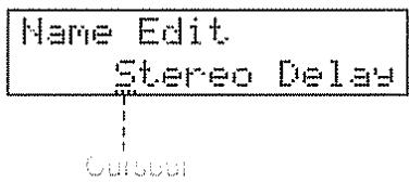 BOSS SE-70 - Changement du nom de patch - 1