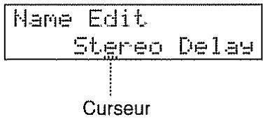 BOSS SE-70 - Changement du nom de patch - 2