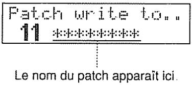 BOSS SE-70 - La procédure de mémorisation (WRITE) - 1