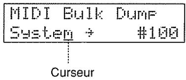 BOSS SE-70 - 3) Transmission des données (bulk dump) - 2