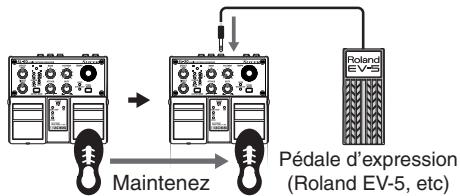 BOSS SL-20 - Paramétrage de la pédale d'expression - 1