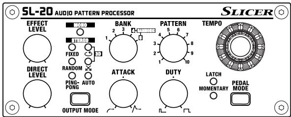 BOSS SL-20 - Relevés de réglages - 4