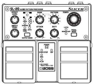 BOSS SL-20 - Fonctionnalités - 1