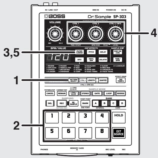BOSS SP-303 - Ajout d'effets aux samples - 1