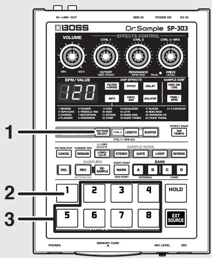 BOSS SP-303 - Qu'est-ce qu'une banque de samples? - 1