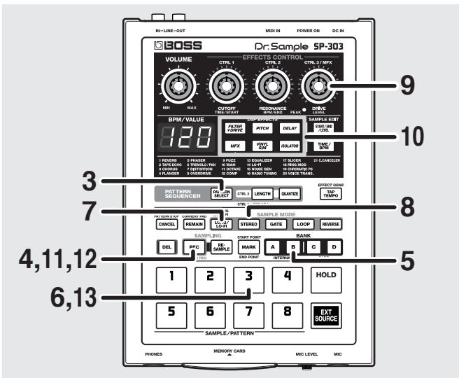 BOSS SP-303 - Sampling depuis un CD ou MD - 1