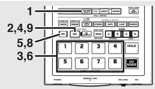 BOSS SP-303 - Effacement de données en cas d'erreur de jeu - 1