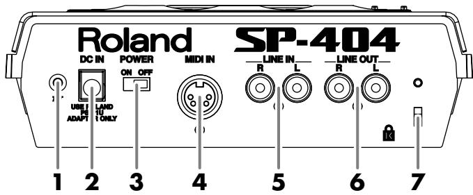 BOSS SP-404 - Prise MIC IN - 1