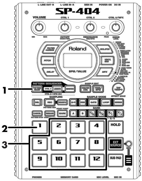 BOSS SP-404 - Lecture des échantillons - 1