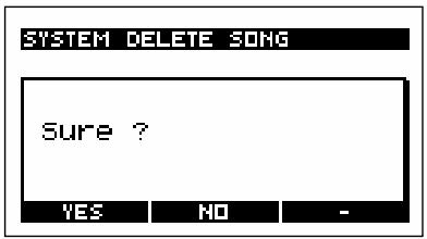 BOSS SP-505 - Chapitre 10. suppression ou copie d'un pattern ou d'un song - 2