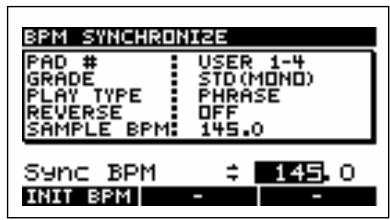 BOSS SP-505 - Synchronisation du tempo (BPM) de plusieurs samples (BPM sync) - 3