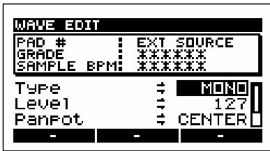 BOSS SP-505 - Pad play TRIG, GATE (mode de déclenchement) - 1