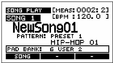 BOSS SP-505 - SYNC SOURCE: - 3