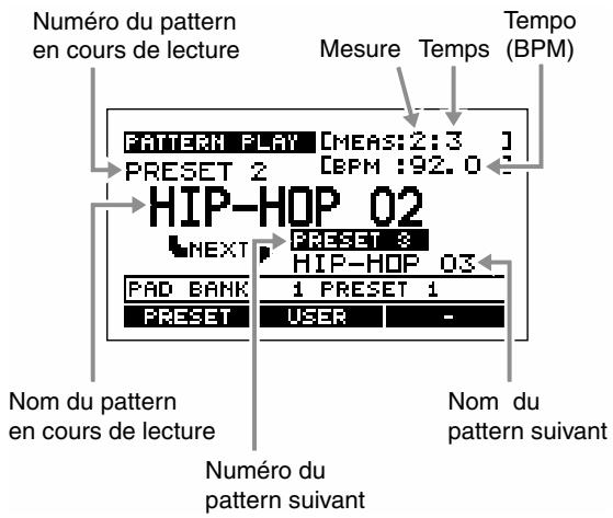 BOSS SP-505 - Écoute des patterns préenregistrés (preset) - 4