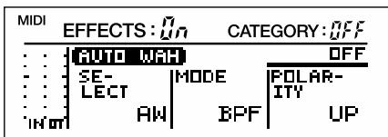 BOSS VF-1 - Édition rapide d'un patch (quick setting) - 3
