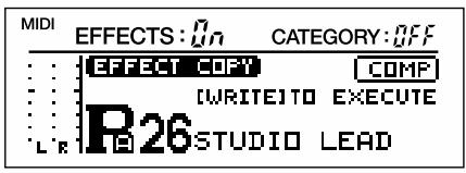 BOSS VF-1 - Copie des réglages d'effets (effect copy) - 3