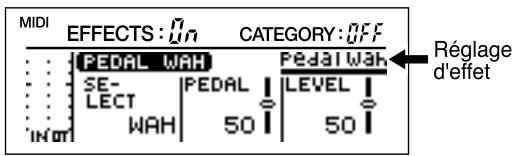 BOSS VF-1 - Édition rapide d'un patch (quick setting) - 5