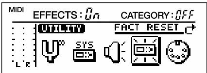 BOSS VF-1 - Factory RESET (réinitialisation) - 1